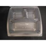 BX190 3 Compartment Lunch Box [ 50pcs± ] BENXON / Kotak Nasi 3 Petak / Disposable Lunch Box BX-190 - BENXON-BX190 - Image 4