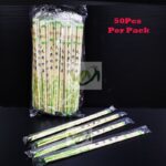 50 Pairs CHOPSTICK TAPAU of 4.5mm BAMBOO CHOPSTICK / 50 pairs 免洗筷子/ Chopstick kayu murah/ Disposable Chopsticks - Image 2