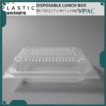 BX-150 Disposable Lunch Box / Plastic Container 100pcs [READY STOCK]