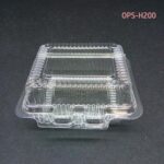 OPS - H200 BENXON Plastic Tray with Lock [ 100pcs± ] Disposable Plastic Clear Food Box - Sushi Tray