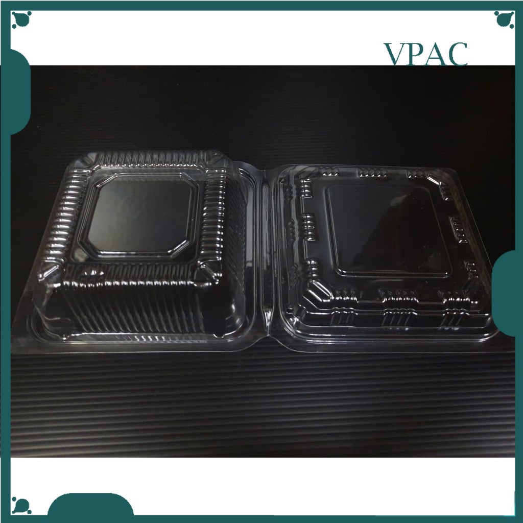 1a66a03fc04b7afb68959c104e808d8b 3793 VMP Food Box Disposable Plastic Food Box / KOTAK NASI KECIL Small - Image 3
