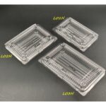 OPS - L03H - BENXON Plastic Tray with Lock [ 50pcs± ] Bakery Disposable Plastic - Image 5