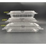 OPS - L03H - BENXON Plastic Tray with Lock [ 50pcs± ] Bakery Disposable Plastic - Image 7