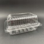 OPS-C13 - BENXON Plastic Tray with Lock [ 50pcs± ] Bakery Disposable Plastic Clear Food Box - Bekas Makanan - OPS C13