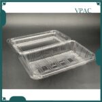 OPS - H2L - BENXON Plastic Tray with Lock [ 50pcs± ] Bakery Disposable Plastic Clear Food Box - Bekas Makanan  H 2 L H2 - Image 2