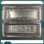 [1 Kotak ] H24L - BENXON Plastic Tray with Lock [1000pcs± ] Bakery Disposable Plastic Clear Food Box - Sushi Tray - Image 5