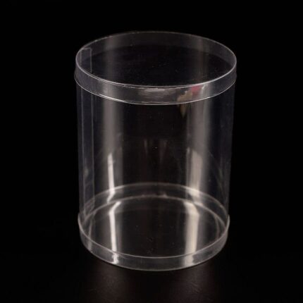 Custom Make Cylinder PVC Gift Box Gifts boxes Plastic Container Tapau Plastic Tray