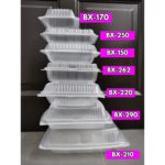 Benxon BX-220 Large Lunch Box [ 300pcs± ] BX210 Disposable PP Plastic Chicken Chop Food Box/Bekas Makanan Plastik - Image 4