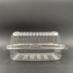 OPS-C13 - BENXON Plastic Tray with Lock [ 50pcs± ] Bakery Disposable Plastic Clear Food Box - Bekas Makanan - OPS C13 - Image 2