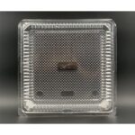 BX-124 BENXON 9" Square Cake Tray with Lock [ 50pcs± ] Bakery Disposable Plastic Clear Food Box - Cake Box - BX 124 - Image 2