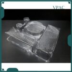 3249  [100pcs± ] VMP 5 Partition Fullmoon Tray Bakery Plastic Tray - Image 4
