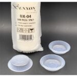 BENXON BX-04 Chilli Plate [ 500pcs± ] Disposable Sauce Plate PP Plastic Plate [ Clear / Brown ] - Natural 500Pcs+