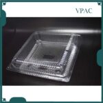 BENXON BX-123 (50pcs) 8.5" Square Cake Tray / Plastic Tray / Bakery Disposable Plastic Clear Food