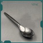 6.5" Spoon & Fork [ 50pcs± ] Sudu / Garpu Panjang White / Black Disposable Plastic Cutlery - Party - Spoon - White - Image 5