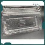 OPS - H16L - BENXON Plastic Tray with Lock [ 50pcs± ] Bakery Disposable Plastic - OPS H16L GO - Image 2
