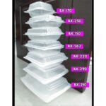 Benxon BX-220 Large Lunch Box [ 300pcs± ] BX210 Disposable PP Plastic Chicken Chop Food Box/Bekas Makanan Plastik - Image 2