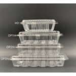 [ 1 KOTAK ] OPS - OP1H -BENXON Plastic Tray [ 2000pcs+-] Bakery Disposable Plastic Clear Bekas Kuih Plastic - OPS - OP1H GO 2000PC - Image 5