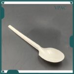 6.5" Spoon & Fork [ 50pcs± ] Sudu / Garpu Panjang White / Black Disposable Plastic Cutlery - Party - Spoon - White - Image 6