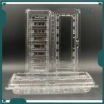 [1 Kotak ] H24L - BENXON Plastic Tray with Lock [1000pcs± ] Bakery Disposable Plastic Clear Food Box - Sushi Tray - Image 3