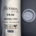 BENXON BX-04 Chilli Plate [ 500pcs± ] Disposable Sauce Plate PP Plastic Plate [ Clear / Brown ] - Natural 500Pcs+ - Image 4