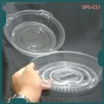OPS-C51 C38 C35  BENXON 7" Round Cake Tray with Lock [ 200pcs± ] Bakery Disposable Plastic - C51 200pcs - Image 4