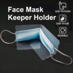 Portable Face Mask Storage Clip & Keeper Disposable Facial Mask Organizer Holder Reusable Foldable 5.0