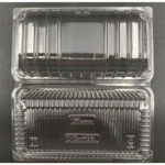 OPS - H78L - BENXON Plastic Tray with Lock [ 100pcs± ] Bakery Disposable Plastic Clear Food Box - Swiss Roll Cake Box  - - Image 4