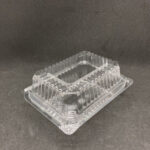 [1 KOTAK] OPS-C46 -BENXON Plastic Tray [ 600pcs ] Bakery Disposable Plastic Clear Food Box - OPS - C46 - Image 2