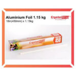 CrystalWrap® Aluminium Foil [ 1.15kg ] Aluminium Catering Foil For Cooking, Freezing, Wrapping and Storing.450mm( 18'' ) - Image 2