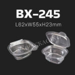 BX245 1oz Plastic Container with Lids / Sauce Container 100pcs+- / Bekas Sos Plastik 1oz - Image 2