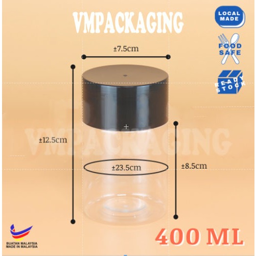 my-11134207-7r98o-lmfw6ud72oiedb BALANG KUIH/BALANG KUEH/BALANG RAYA PLASTIK (300m, 400ml, 500ml, 600ml) + Stopper Bekas Rempah ChocoJar - BP0508 PINK,NO STOPPER - Image 5
