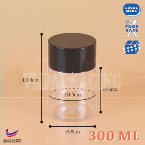 my-11134207-7r98u-lmfw6ud6zvdidb BALANG KUIH/BALANG KUEH/BALANG RAYA PLASTIK (300m, 400ml, 500ml, 600ml) + Stopper Bekas Rempah ChocoJar - BP0508 PINK,NO STOPPER - Image 3