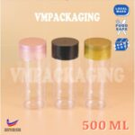BALANG KUIH/BALANG KUEH/BALANG RAYA PLASTIK (300m, 400ml, 500ml, 600ml) + Stopper Bekas Rempah ChocoJar - BP0508 PINK,NO STOPPER - Image 6
