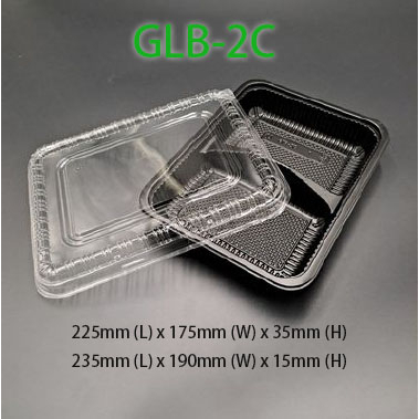 my-11134207-7r98z-lljb3dy19vsk18 BT-1 /2/3/4 Compartment Lunch Box with Lid 50pcs / Kotak Nasi 3 Petak / Disposable Lunch Box / 3 Compartment Bento Box - BT-3 RedBlack - Image 20