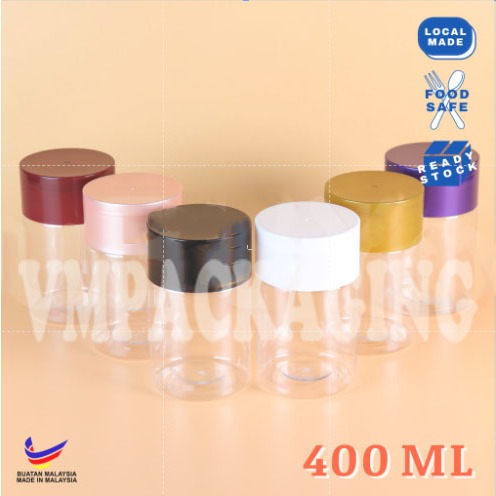 my-11134207-7r991-lmfw6ud719xyae BALANG KUIH/BALANG KUEH/BALANG RAYA PLASTIK (300m, 400ml, 500ml, 600ml) + Stopper Bekas Rempah ChocoJar - BP0508 PINK,NO STOPPER - Image 4