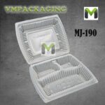 BX190 3 Compartment Lunch Box [ 50pcs± ] BENXON / Kotak Nasi 3 Petak / Disposable Lunch Box BX-190 - BENXON-BX190 - Image 8