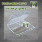 BX190 3 Compartment Lunch Box [ 50pcs± ] BENXON / Kotak Nasi 3 Petak / Disposable Lunch Box BX-190 - BENXON-BX190 - Image 9