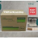 [ 1 KOTAK ] OPS - OP2H -BENXON Plastic Tray [ 2000pcs+-] Bakery Disposable Plastic Clear - With Lock - 1000pcs - Image 6