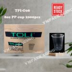 [ 1 KOTAK ] 8oz PP Cup [ 2000pcs± ] Benxon 8 oz - 230 ml Disposable Plastic Drinking Cup Party DC8 - Toli 8oz cup - Image 5