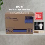 [ 1 KOTAK ] 8oz PP Cup [ 2000pcs± ] Benxon 8 oz - 230 ml Disposable Plastic Drinking Cup Party DC8 - Toli 8oz cup - Image 4