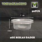 BEKAS DADIH / 8oz 4oz 2oz PP Round Plastic Container 100pcs ( Bekas Jeli / Bekas Dadih) JELLY CHEAPEST! BEST pk8 pk4 pk2 - 8oz PK8/EC8 50set - Image 13