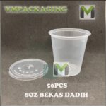 BEKAS DADIH / 8oz 4oz 2oz PP Round Plastic Container 100pcs ( Bekas Jeli / Bekas Dadih) JELLY CHEAPEST! BEST pk8 pk4 pk2 - 8oz PK8/EC8 50set - Image 15