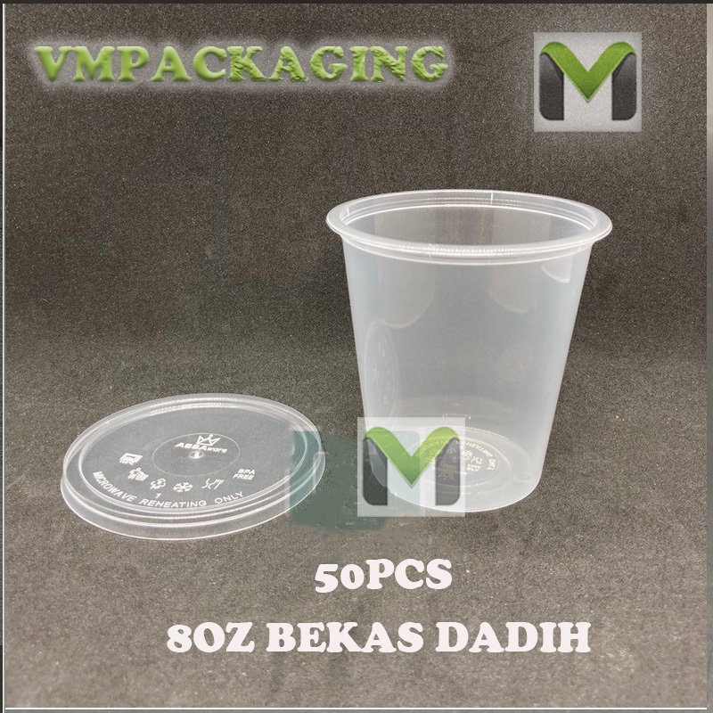 my-11134207-820le-me02omf1iuivb4 BEKAS DADIH / 8oz 4oz 2oz PP Round Plastic Container 100pcs ( Bekas Jeli / Bekas Dadih) JELLY CHEAPEST! BEST pk8 pk4 pk2 - 8oz PK8/EC8 50set - Image 15