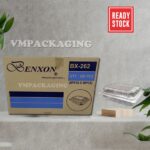 BX 262 Big Lunch Box (300Pcs±) | Disposable Lunch Box | Disposable PP Plastic Lunch Box | Kotak Nasi | kotak nasi Kertas
