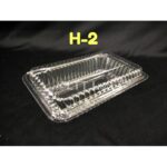 Kuih Container OPS-H2 / Disposable Plastic Clear Bakery Container (100pcs+-) - Image 4