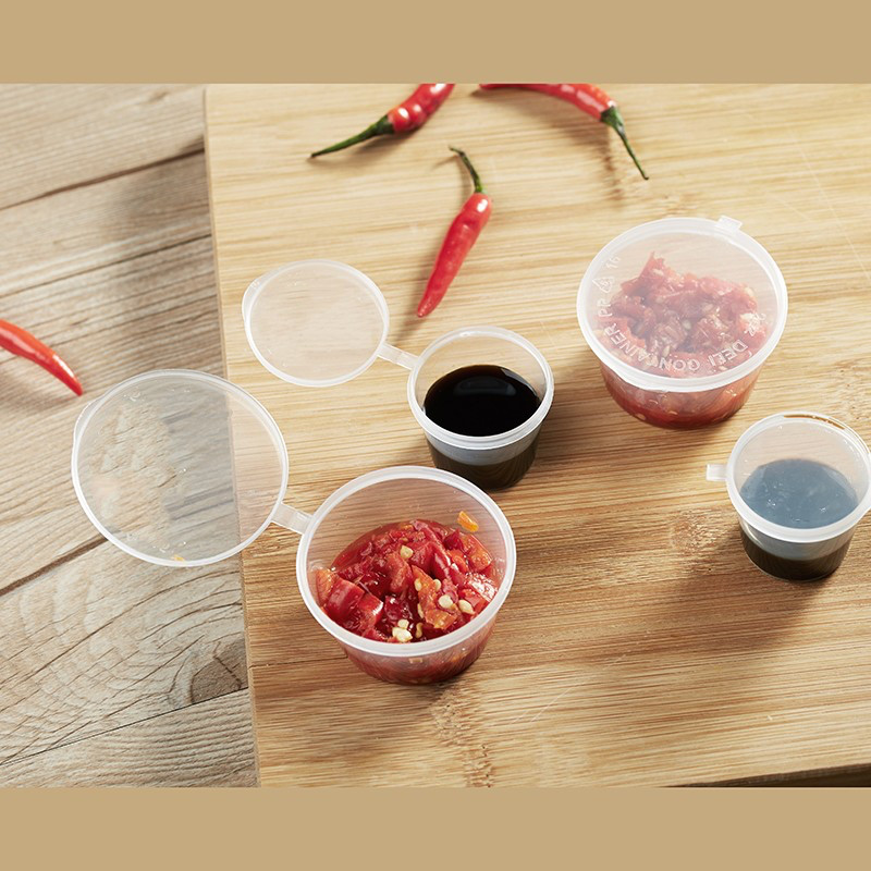 sg-11134201-7ra1b-m52mf0amnxsa5d 1oz 1.5oz 2oz 2.5oz 4ozSauce cup Round Disposable PP Plastic Container Hinged 100/50pcs± Teka N Deli Container 25/35/50/ - 100pcssc35ML - Image 3