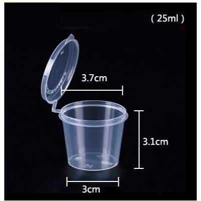 sg-11134201-7ra2z-m52mf1rwdq4g97 1oz 1.5oz 2oz 2.5oz 4ozSauce cup Round Disposable PP Plastic Container Hinged 100/50pcs± Teka N Deli Container 25/35/50/ - 100pcssc35ML - Image 10