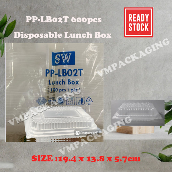 sg-11134201-7ra3w-m54idftuk8n43b PP microwavable Lunch Box 600pcs-ctn Disposable Plastic Food Box - Bekas Kotak Nasi Plastik - Lemak - Biodegradable - ECO1-1bag/600s - Image 10