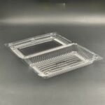 OPS - L03H - BENXON Plastic Tray with Lock [ 50pcs± ] Bakery Disposable Plastic Clear Food Box - Bekas Makanan - L 03 H - Image 2
