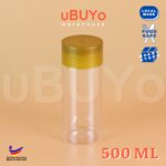 BALANG KUIH/BALANG KUEH/BALANG RAYA PLASTIK (300m, 400ml, 500ml, 600ml) + Stopper Bekas Rempah ChocoJar - BP0508 PINK,NO STOPPER - Image 23